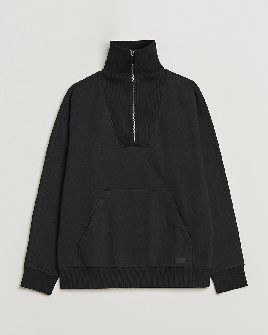 Mies | Puserot | Calvin Klein | Heavy Fleece Half Zip Sweater Black