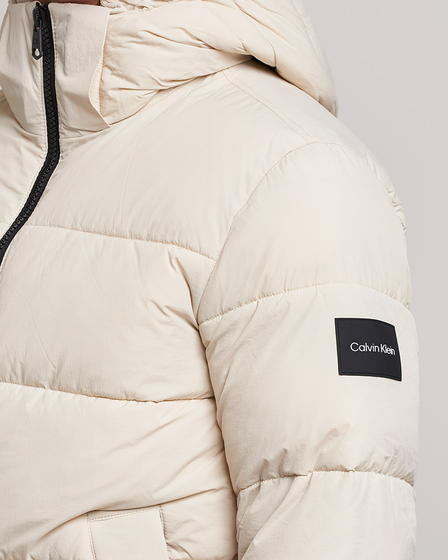 Mies | Takit | Calvin Klein | Crinkle Nylon Puffer Jacket Stony Beige