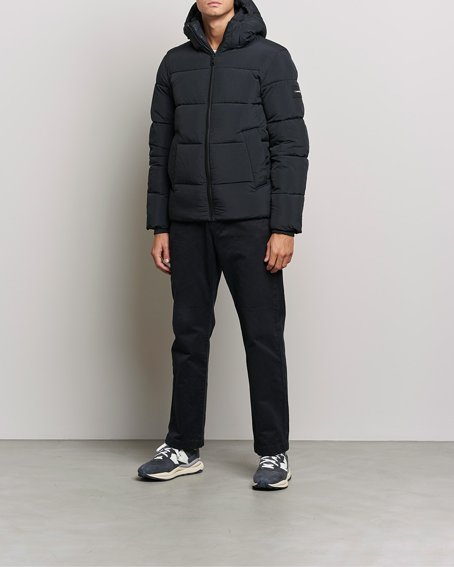 Mies | Untuvatakit | Calvin Klein | Crinkle Nylon Puffer Jacket Black