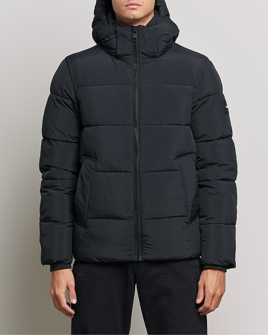Mies |  | Calvin Klein | Crinkle Nylon Puffer Jacket Black