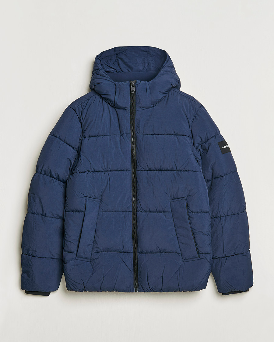 Mies | Takit | Calvin Klein | Crinkle Nylon Puffer Jacket Navy