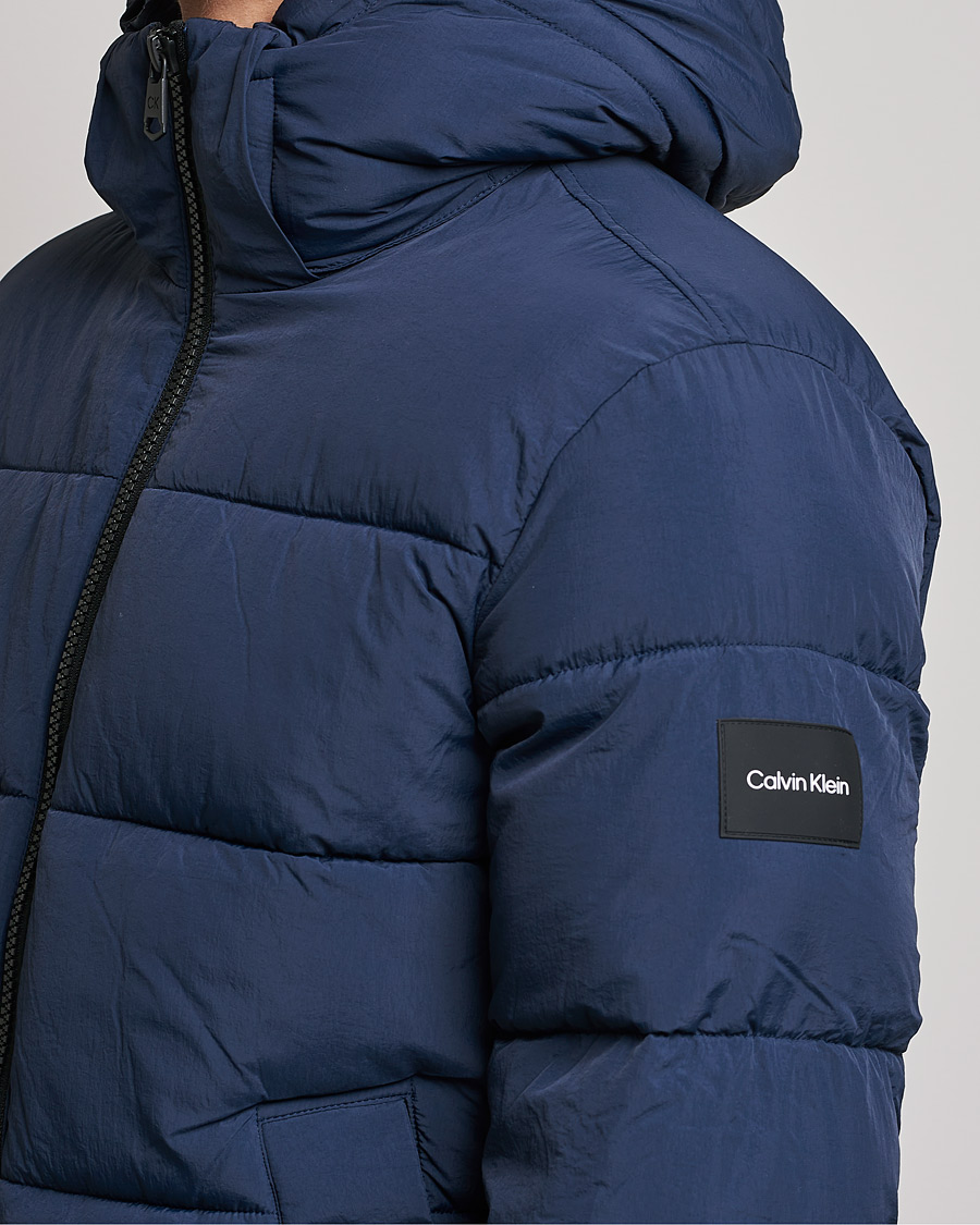 Mies | Takit | Calvin Klein | Crinkle Nylon Puffer Jacket Navy