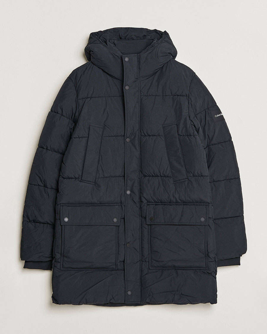 Mies | Takit | Calvin Klein | Crinkle Nylon Long Puffer Jacker Black