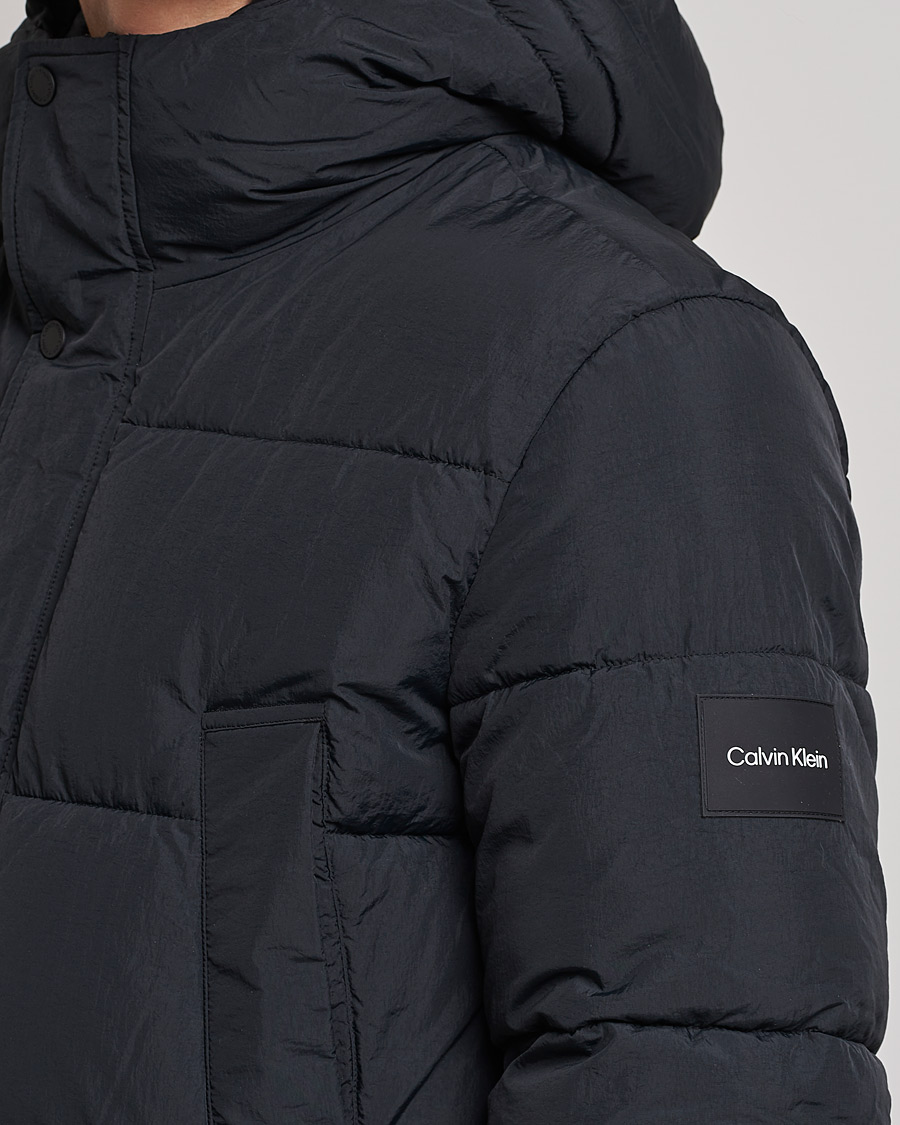 Mies | Takit | Calvin Klein | Crinkle Nylon Long Puffer Jacker Black