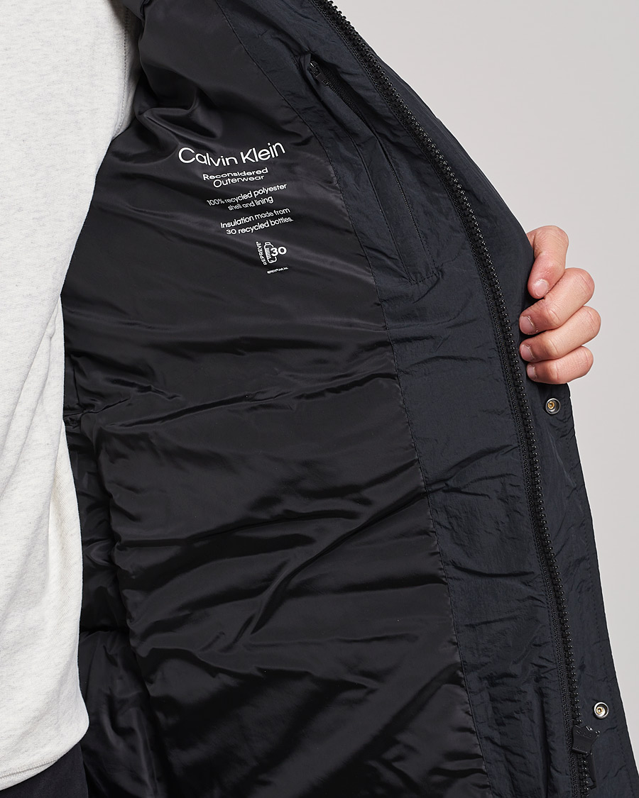 Mies | Takit | Calvin Klein | Crinkle Nylon Long Puffer Jacker Black