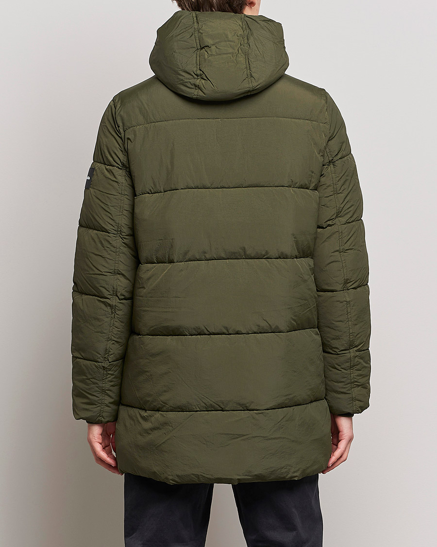 Mies | Takit | Calvin Klein | Crinkle Nylon Long Puffer Jacker Dark Olive