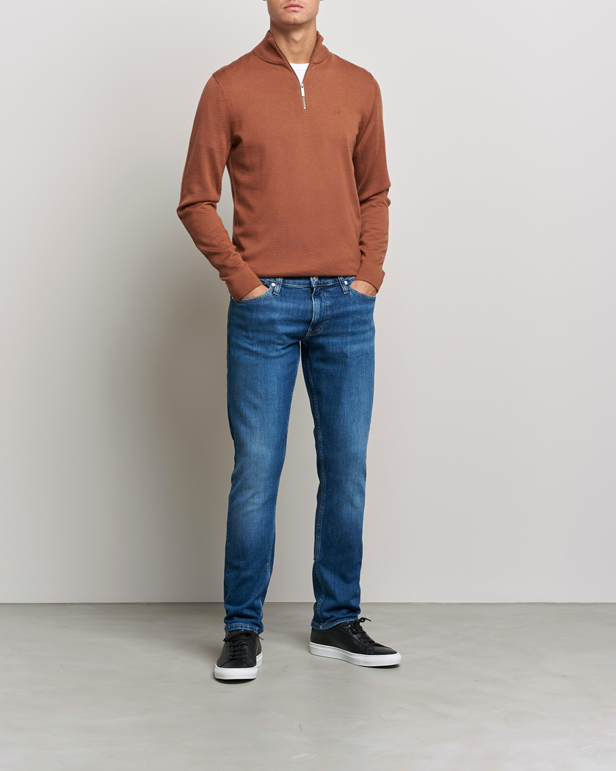 Mies | Farkut | Calvin Klein | Slim Lewis Stretch Jeans Medium Blue