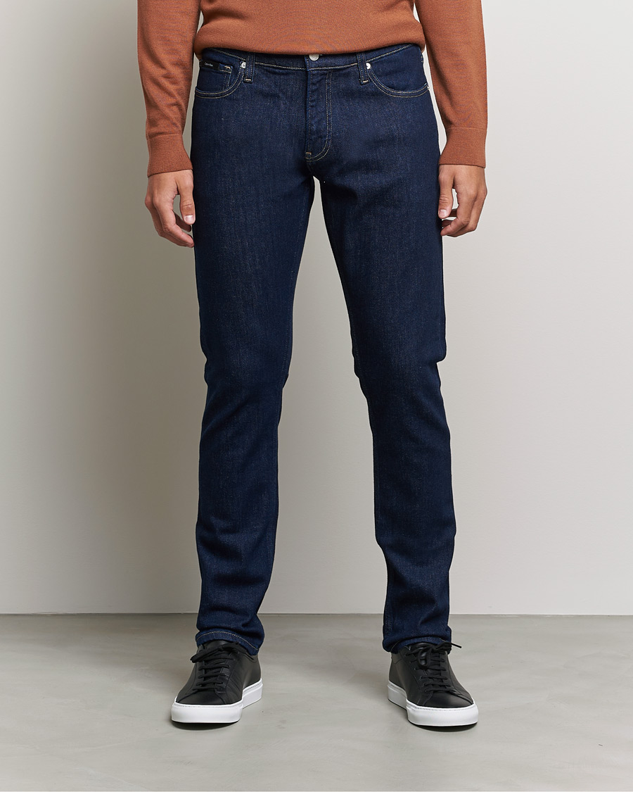 Mies | Farkut | Calvin Klein | Slim Lewis Stretch Jeans Rinse