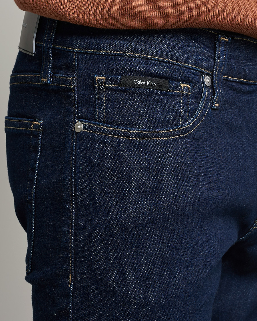 Mies | Farkut | Calvin Klein | Slim Lewis Stretch Jeans Rinse