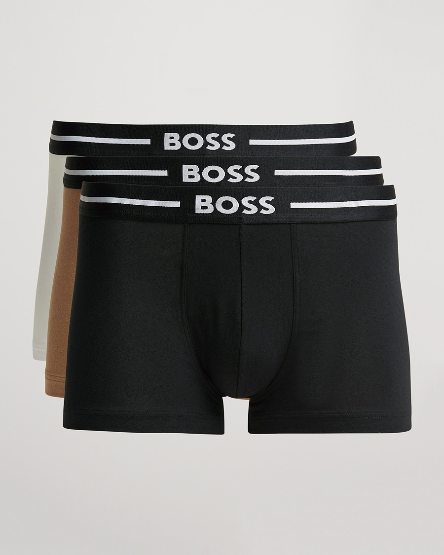 Mies | Alusvaatteet | BOSS | 3-Pack Boxer Trunk Beige/White/Black