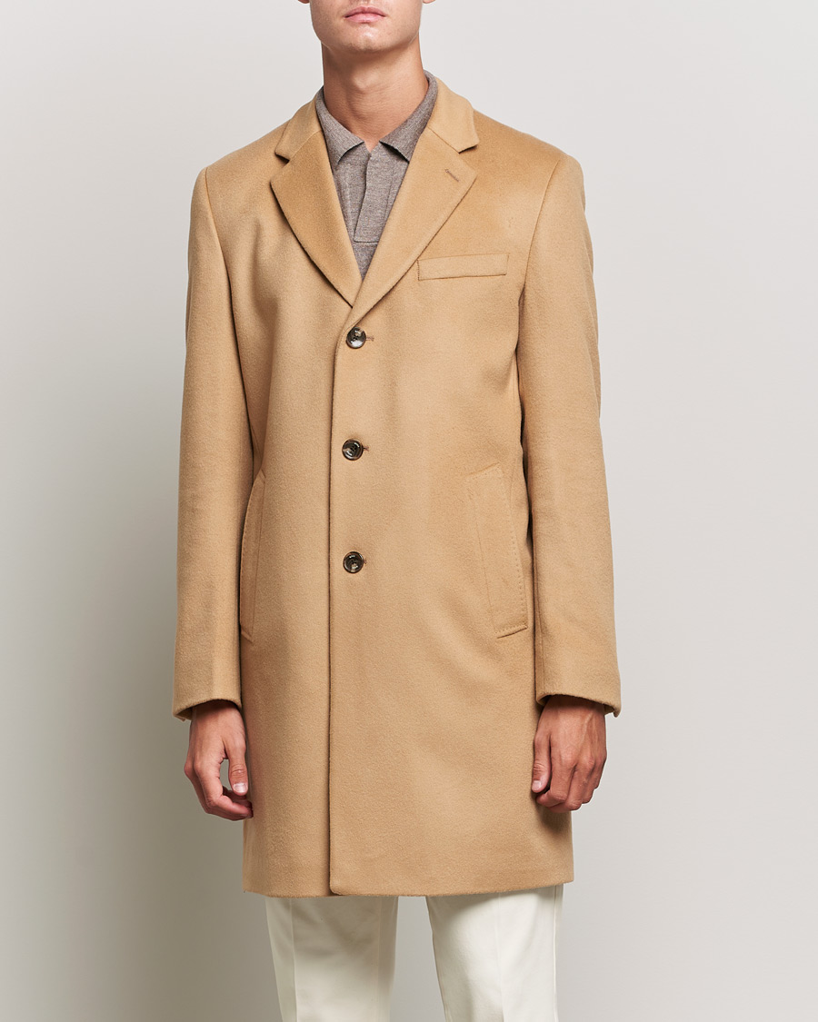 Mies | Takit | BOSS BLACK | BOSS Hyde Wool/Cashmere Coat Medium Beige