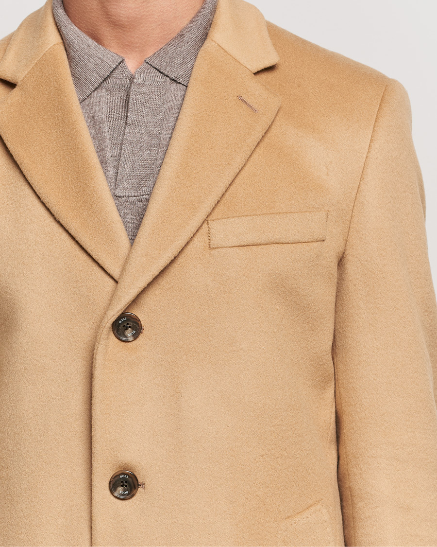 Mies | Takit | BOSS BLACK | BOSS Hyde Wool/Cashmere Coat Medium Beige
