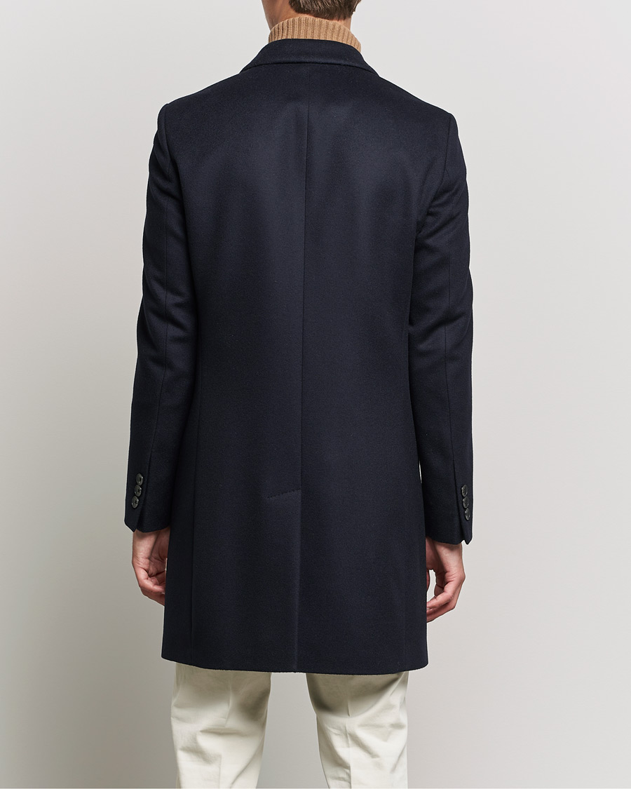 Mies | Takit | BOSS BLACK | BOSS Hyde Wool/Cashmere Coat Dark Blue