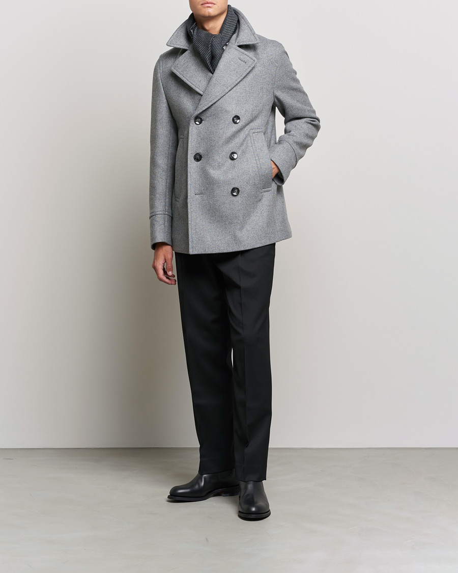 Mies | Takit | BOSS BLACK | BOSS Hyde Peacoat Silver