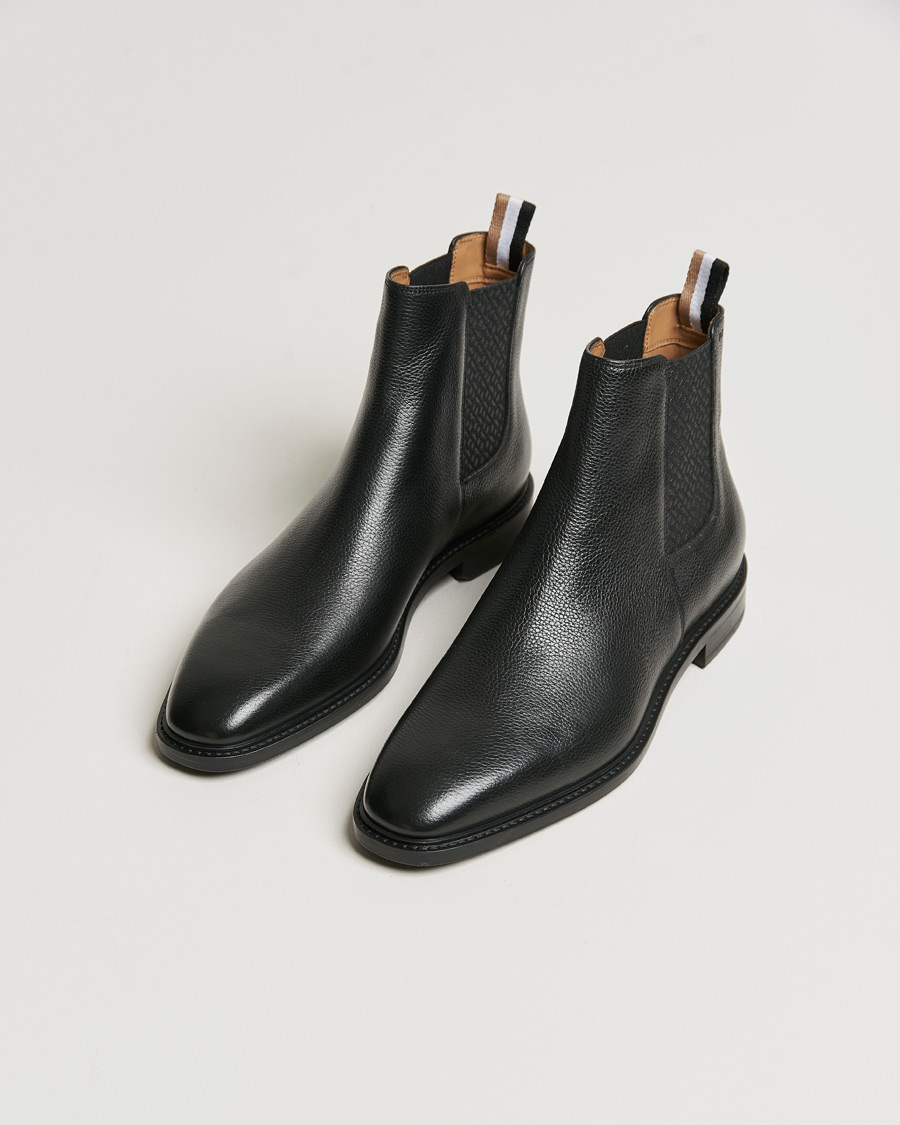 Mies | Nilkkurit | BOSS | Lisbon Leather Chelsea Boots Black