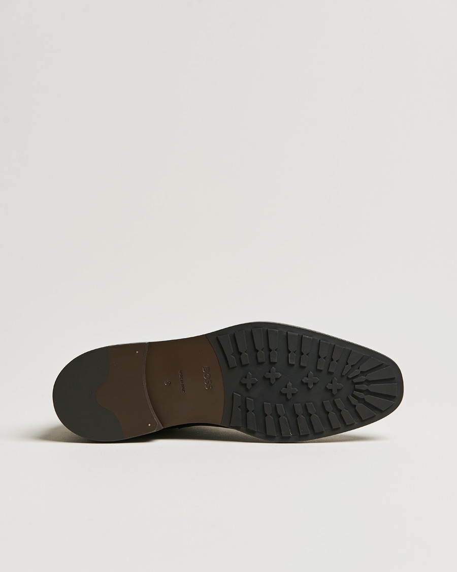 Mies | BOSS Lisbon Leather Chelsea Boots Dark Brown | BOSS BLACK | BOSS Lisbon Leather Chelsea Boots Dark Brown