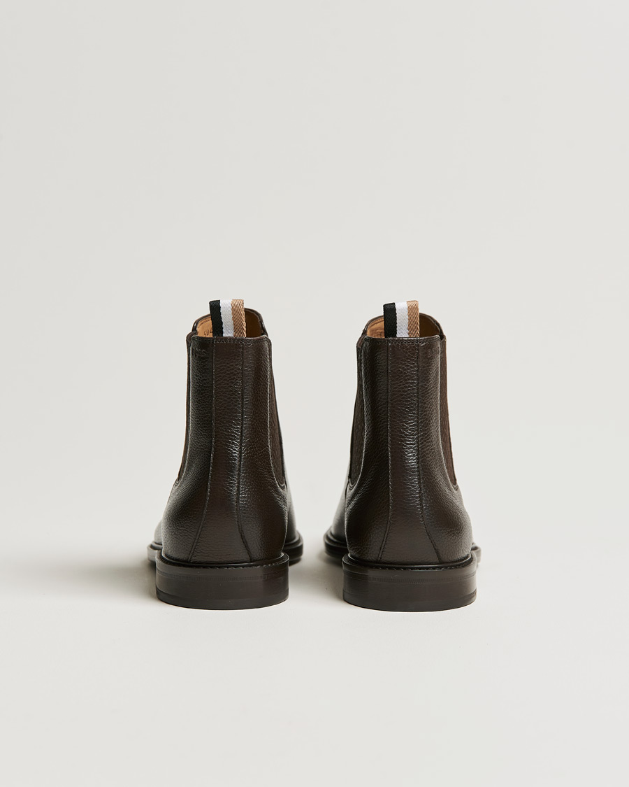 Mies | BOSS Lisbon Leather Chelsea Boots Dark Brown | BOSS BLACK | BOSS Lisbon Leather Chelsea Boots Dark Brown