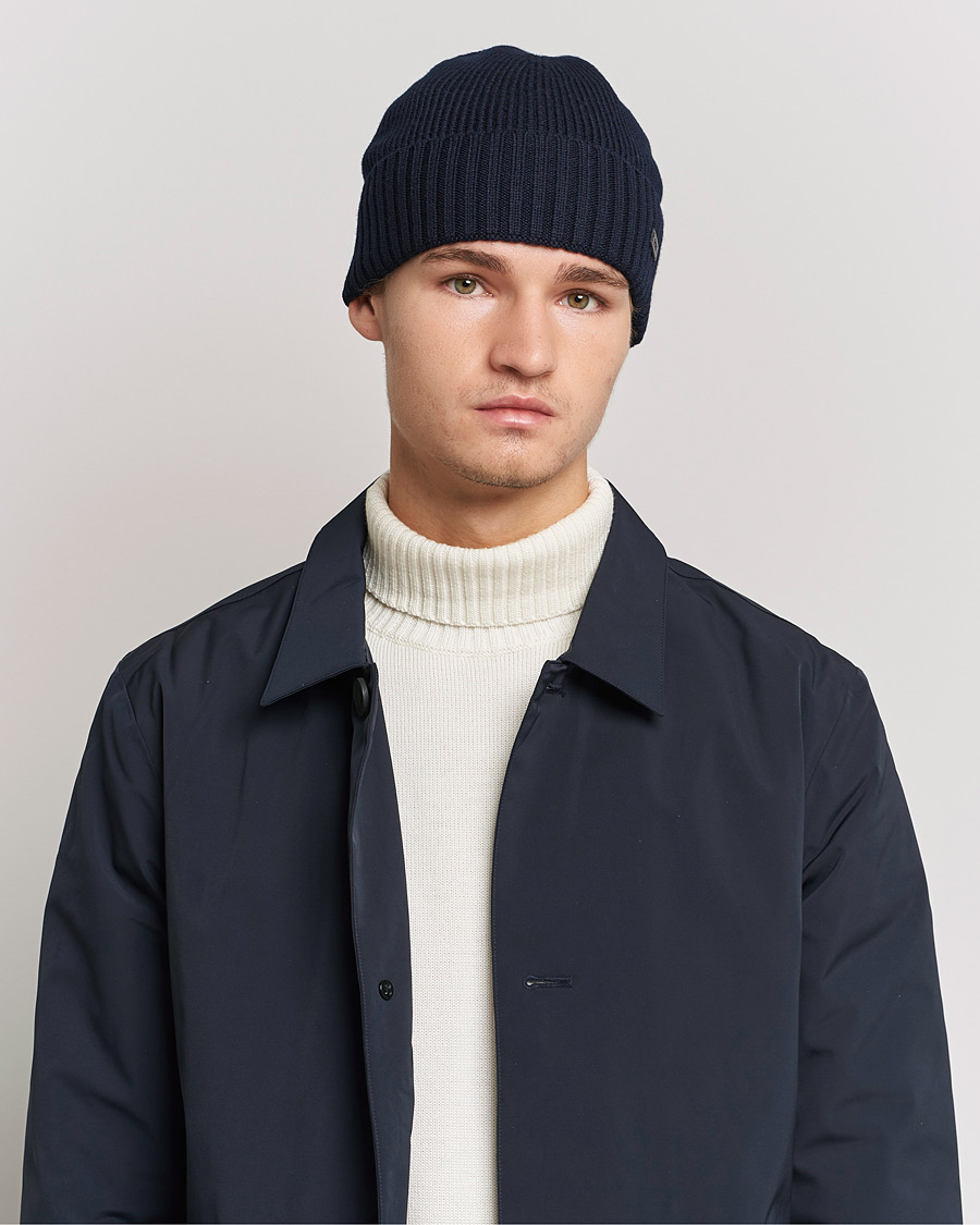 Mies | BOSS Fati Beanie Dark Blue | BOSS BLACK | BOSS Fati Beanie Dark Blue