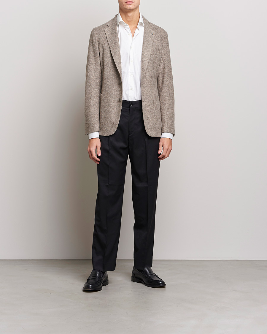 Mies | Pikkutakit | BOSS | Hanry Wool Patch Pocket Blazer Medium Beige