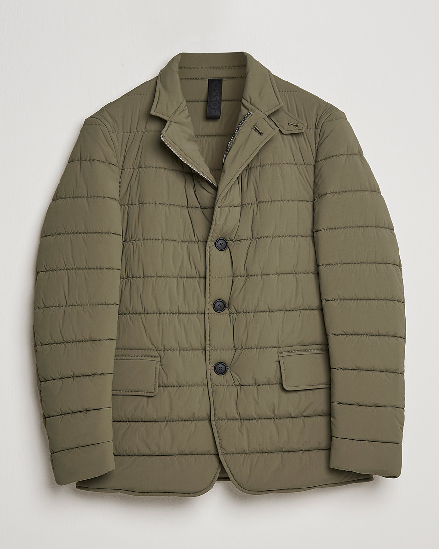 BOSS Hanry Padded Blazer Jacket Open 