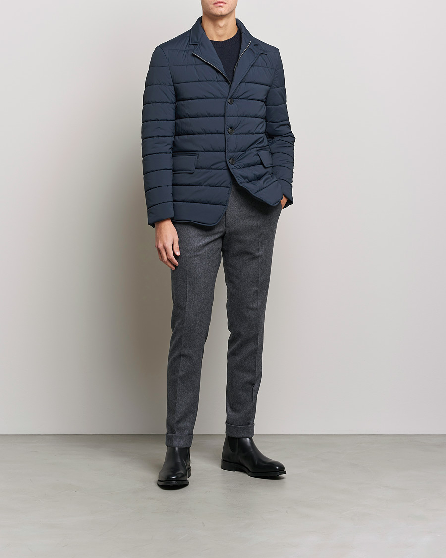 Mies | Untuvatakit | BOSS | Hanry Padded Blazer Jacket Dark Blue