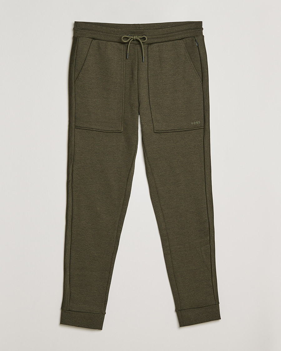 Mies | Housut | BOSS BLACK | Lamont Drawstring Trousers Open Green