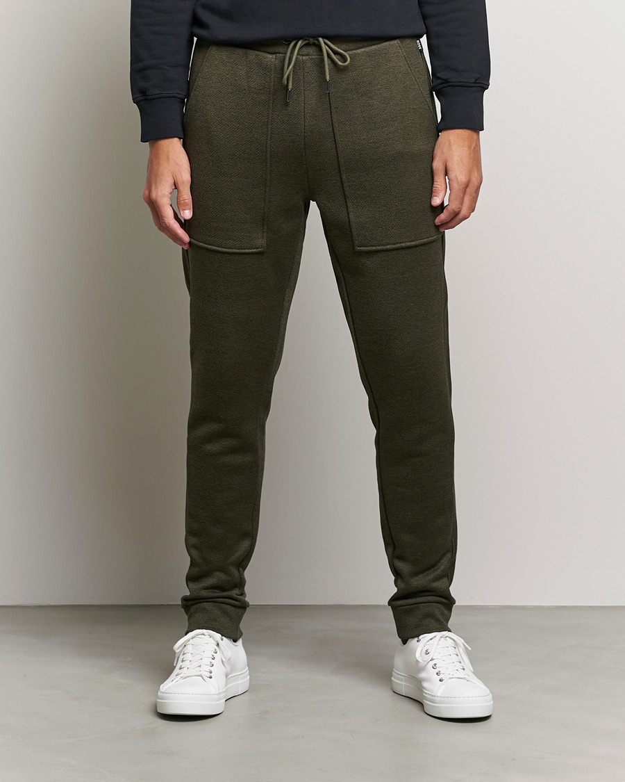 Mies | Housut | BOSS BLACK | Lamont Drawstring Trousers Open Green