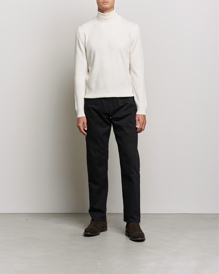 Mies | Puserot | BOSS BLACK | Lanerio Chunky Structured Polo Open White