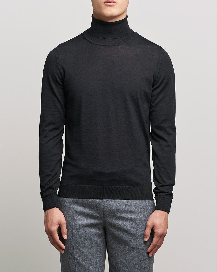 Mies | Puserot | BOSS BLACK | Musso Merino Polo Black
