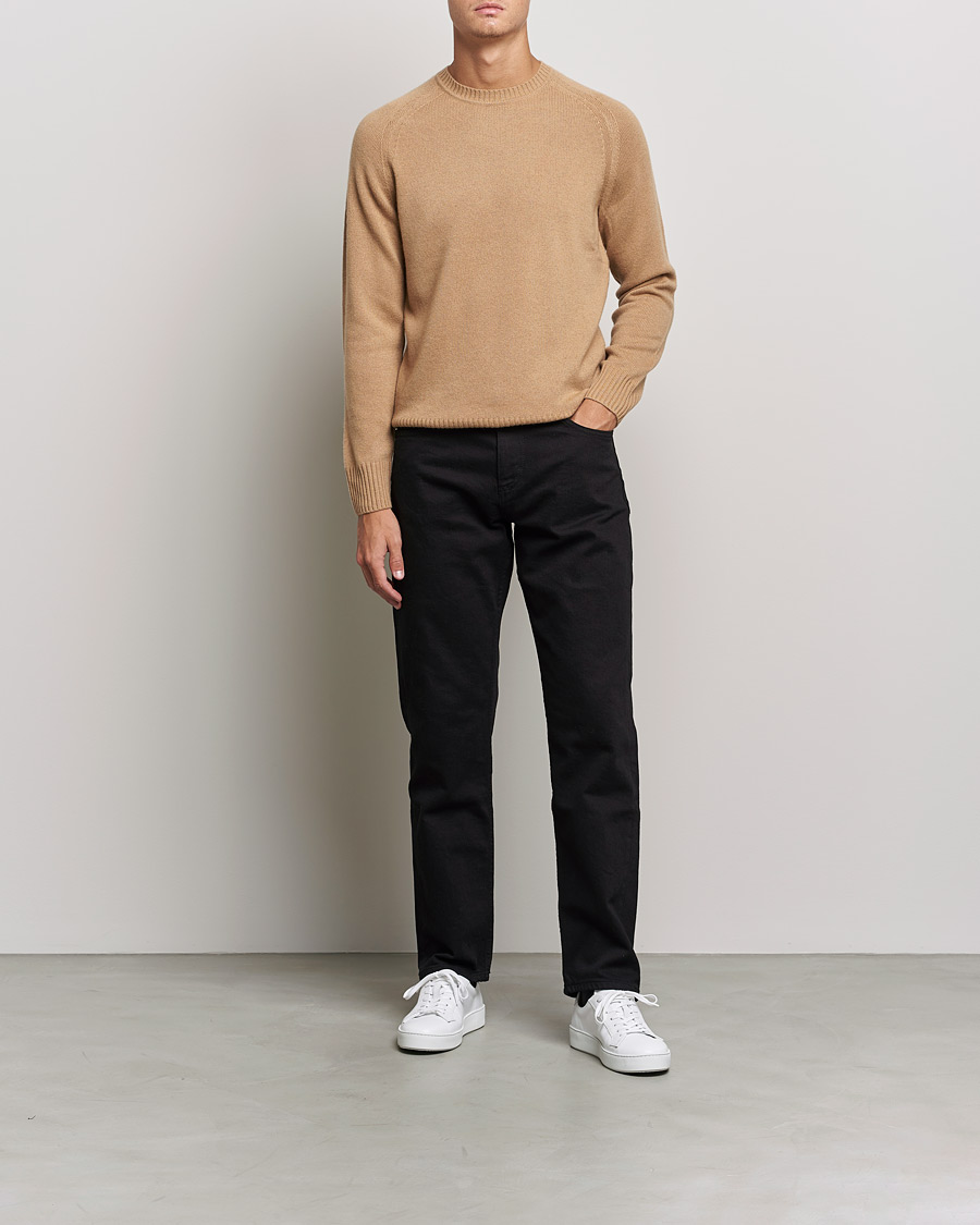 Mies | Puserot | BOSS BLACK | Lolive Knitted Sweater Medium Beige