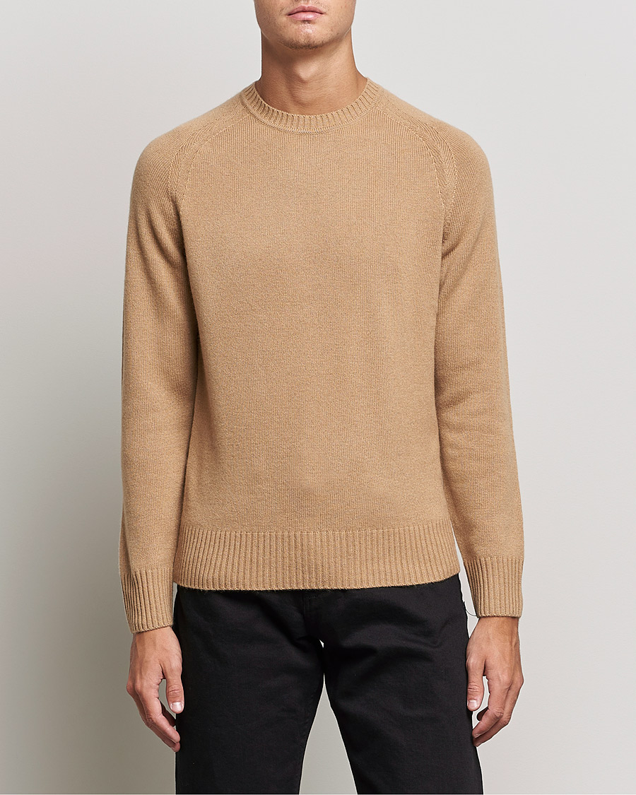 Mies | Puserot | BOSS BLACK | Lolive Knitted Sweater Medium Beige