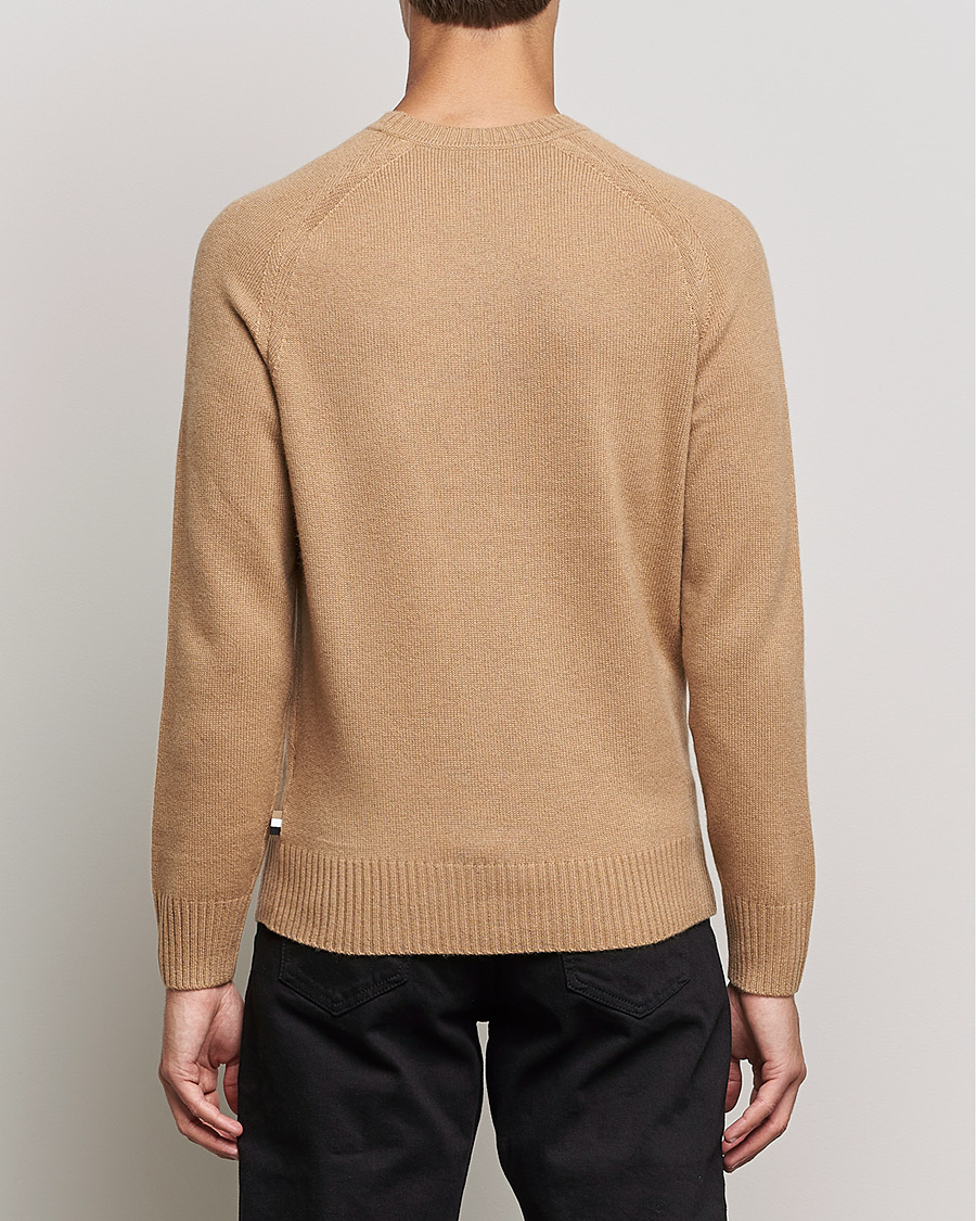 Mies | Puserot | BOSS BLACK | Lolive Knitted Sweater Medium Beige
