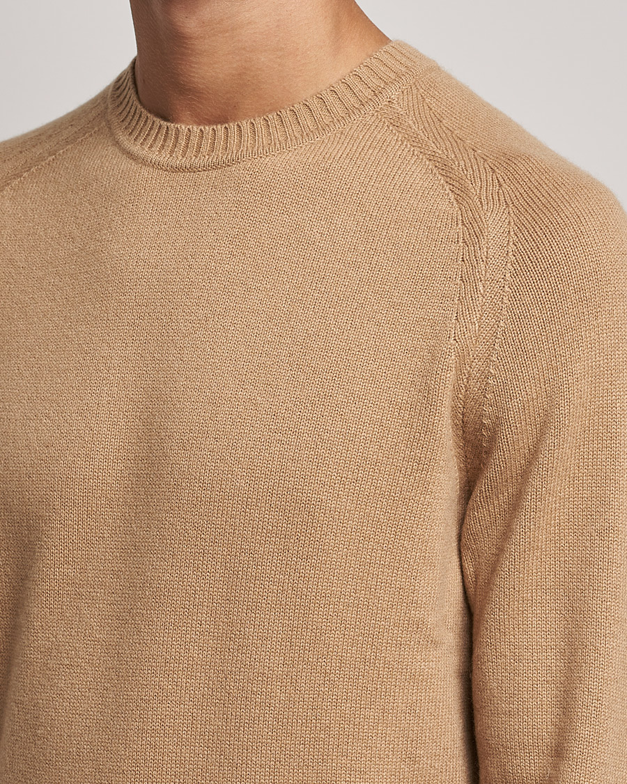 Mies | Puserot | BOSS BLACK | Lolive Knitted Sweater Medium Beige