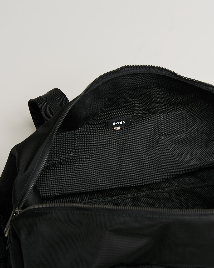 Mies | Laukut | BOSS | Catch Logo Weekendbag Black