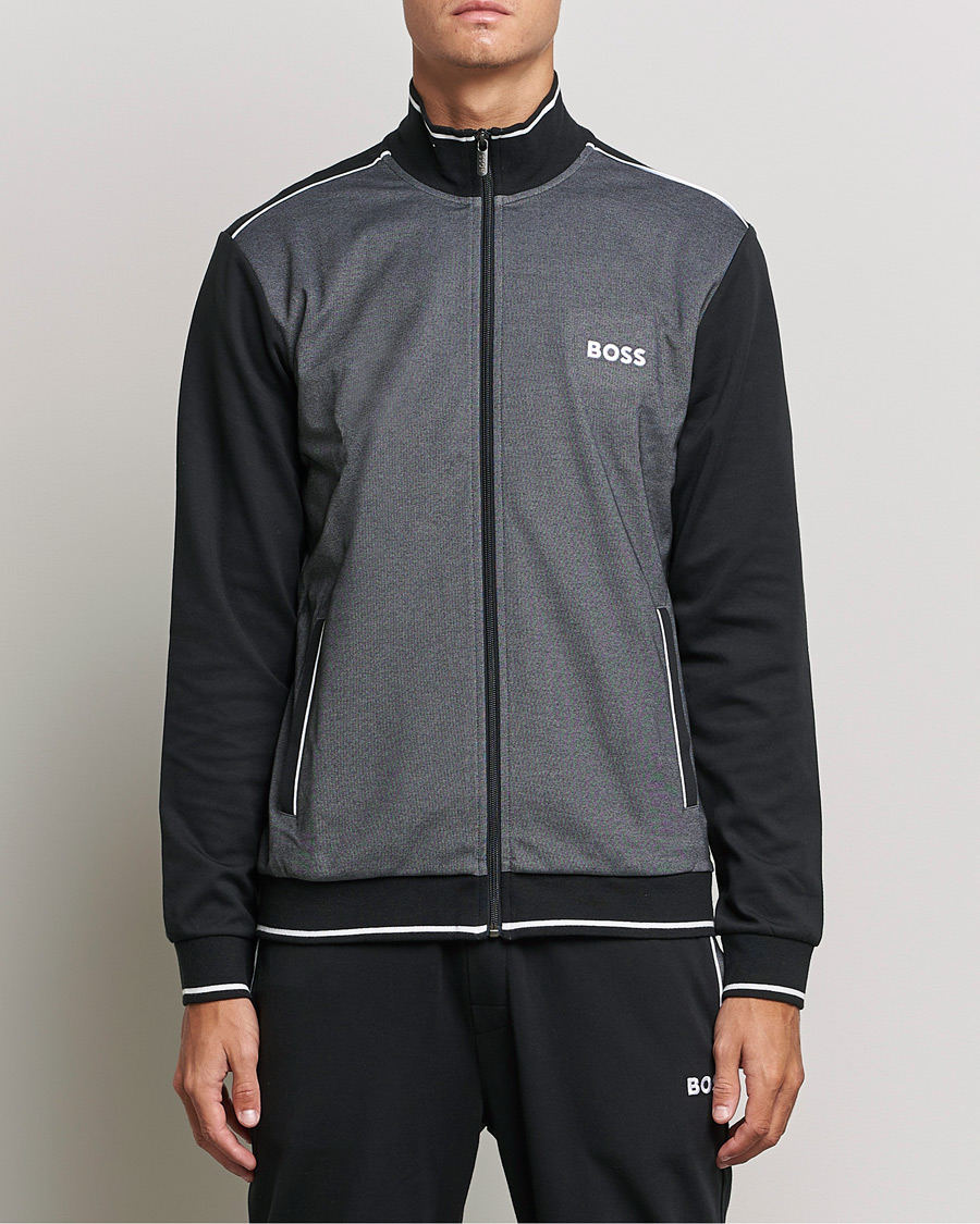Mies | Puserot | BOSS BLACK | Tracksuit Full Zip Jacket Black