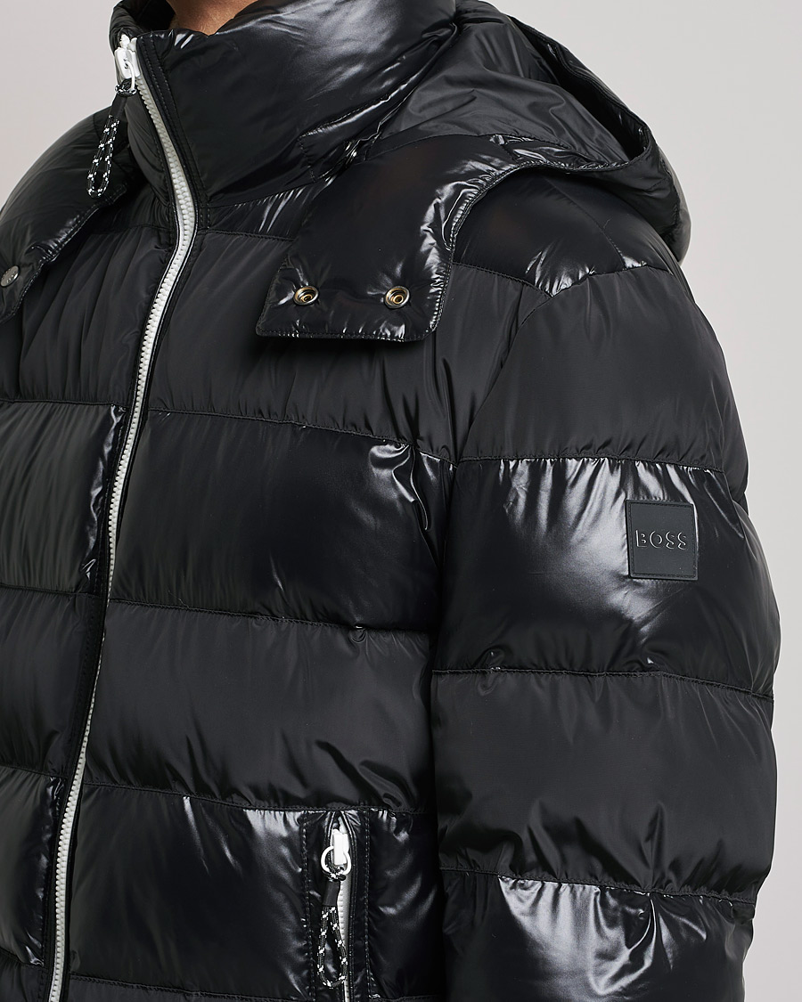 Mies | Takit | BOSS BLACK | Cutlero Glossy Puffer Jacket Black