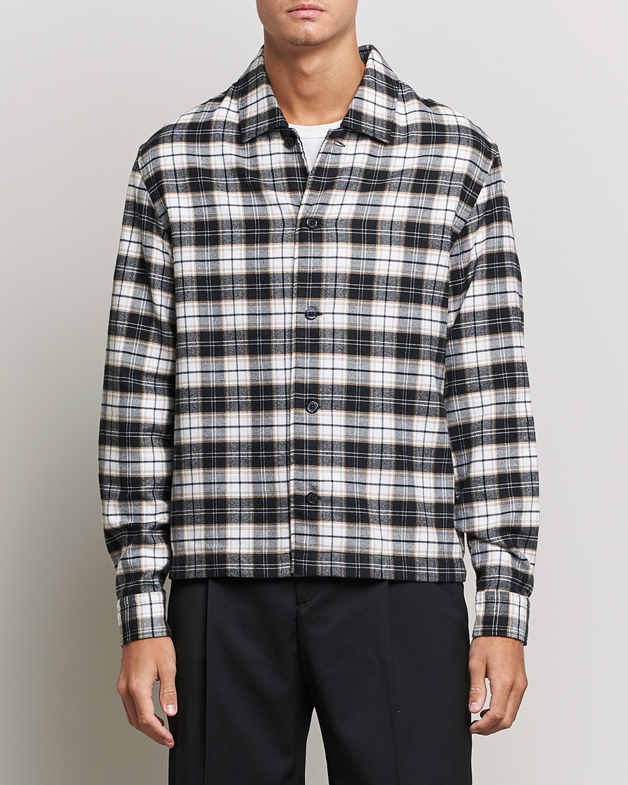 Mies | Kauluspaidat | BOSS BLACK | Nolan Check Flannel Shirt Black