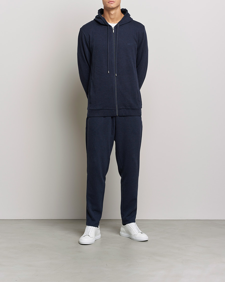 Mies | Housut | BOSS BLACK | BOSS Cashmere Sweatpants Dark Blue
