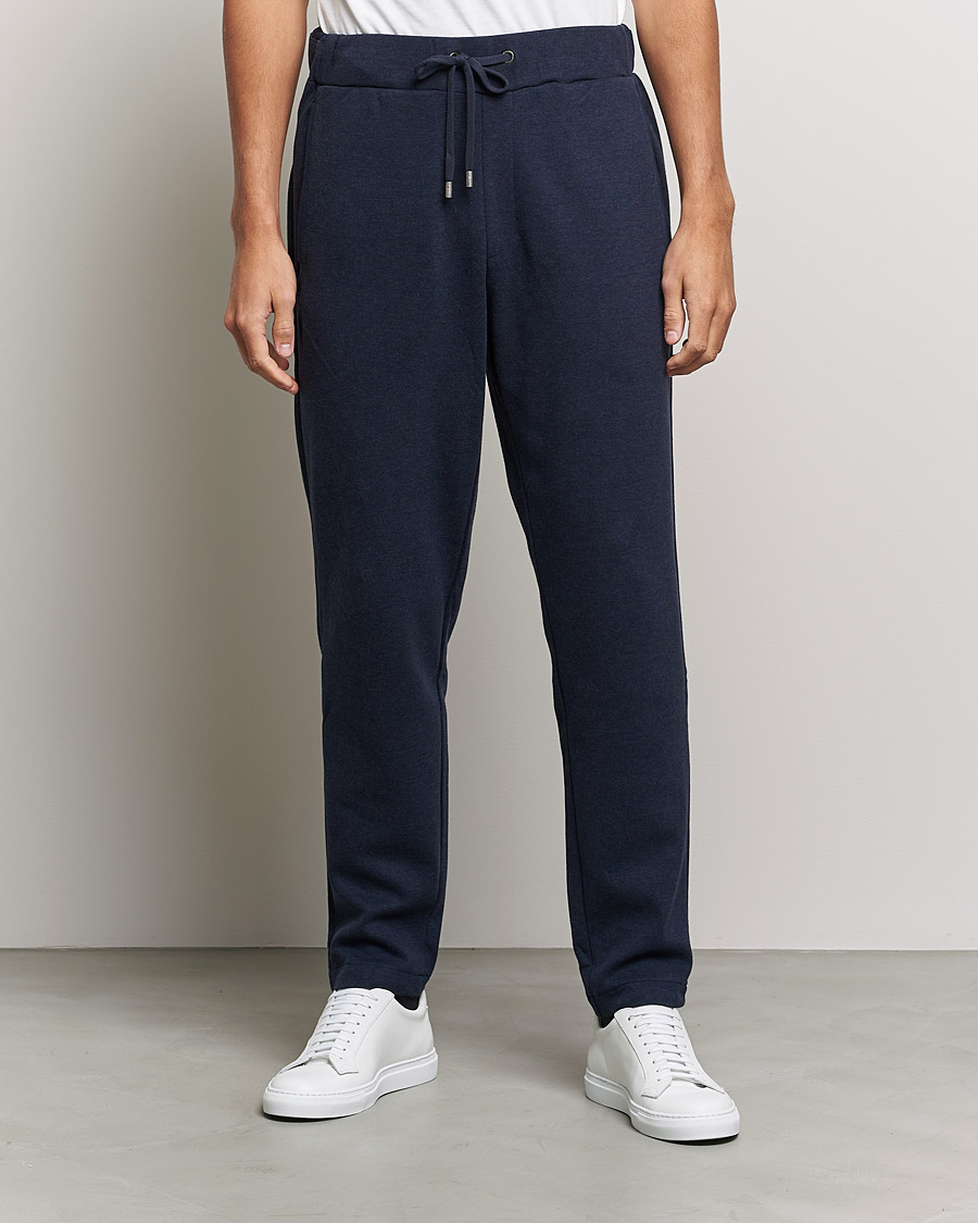 Mies | Housut | BOSS BLACK | BOSS Cashmere Sweatpants Dark Blue