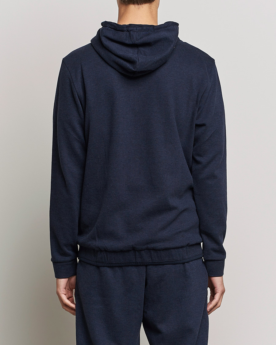 Mies | Puserot | BOSS BLACK | Cashmere Full Zip Hoodie Dark Blue