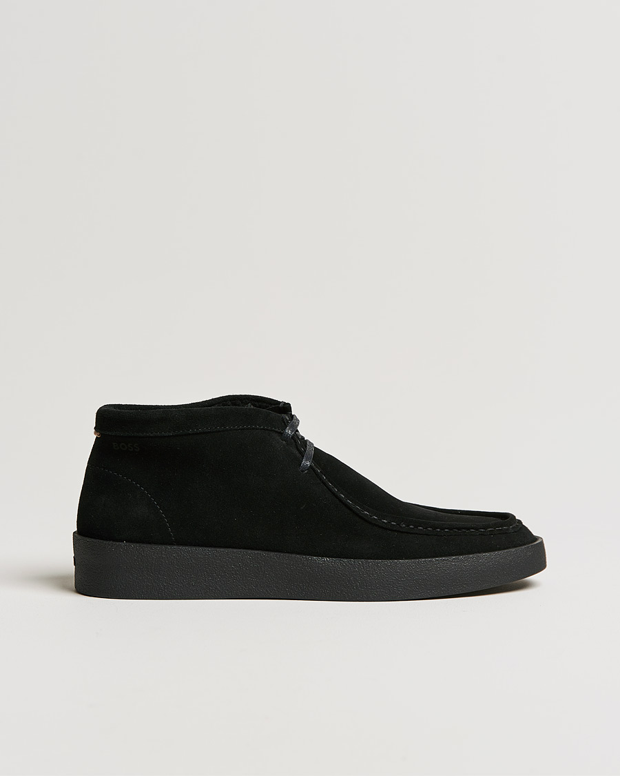 Miehet |  | BOSS | Clay Suede Chukka Sneaker Boot Black