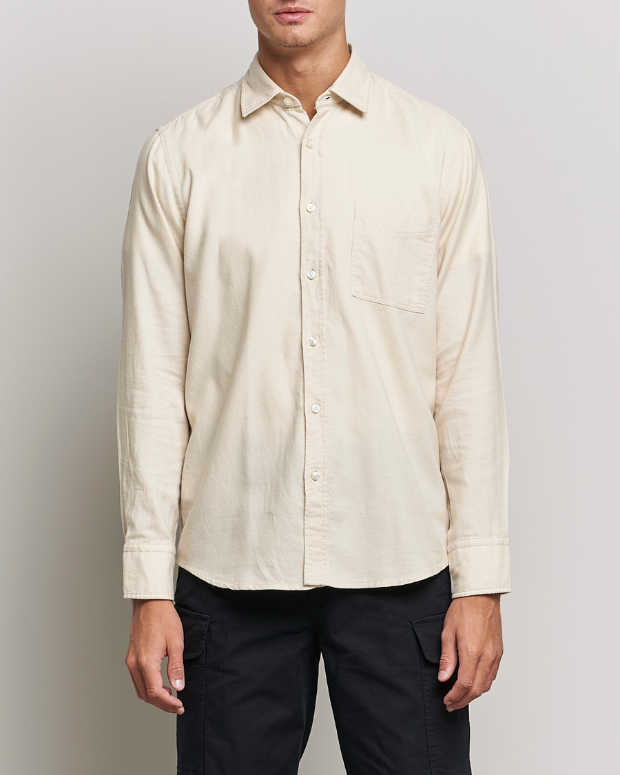Mies | Flanellipaidat | BOSS Casual | Relegant Flannel Shirt Open White