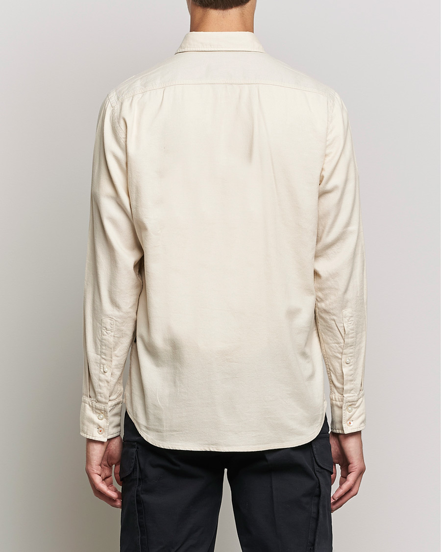 Mies | Kauluspaidat | BOSS ORANGE | Relegant Flannel Shirt Open White