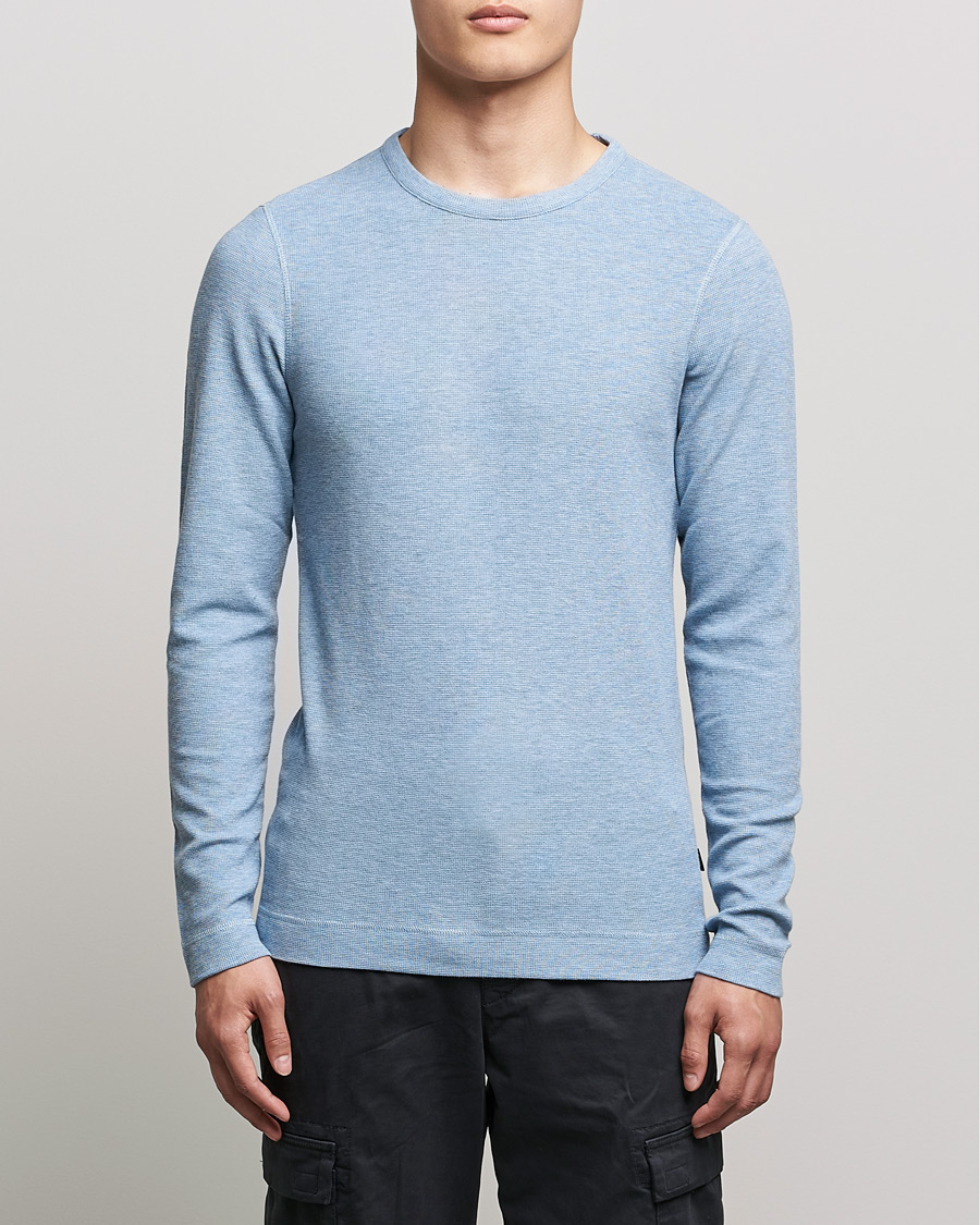 Mies |  | BOSS Casual | Tempest Sweater Light Blue