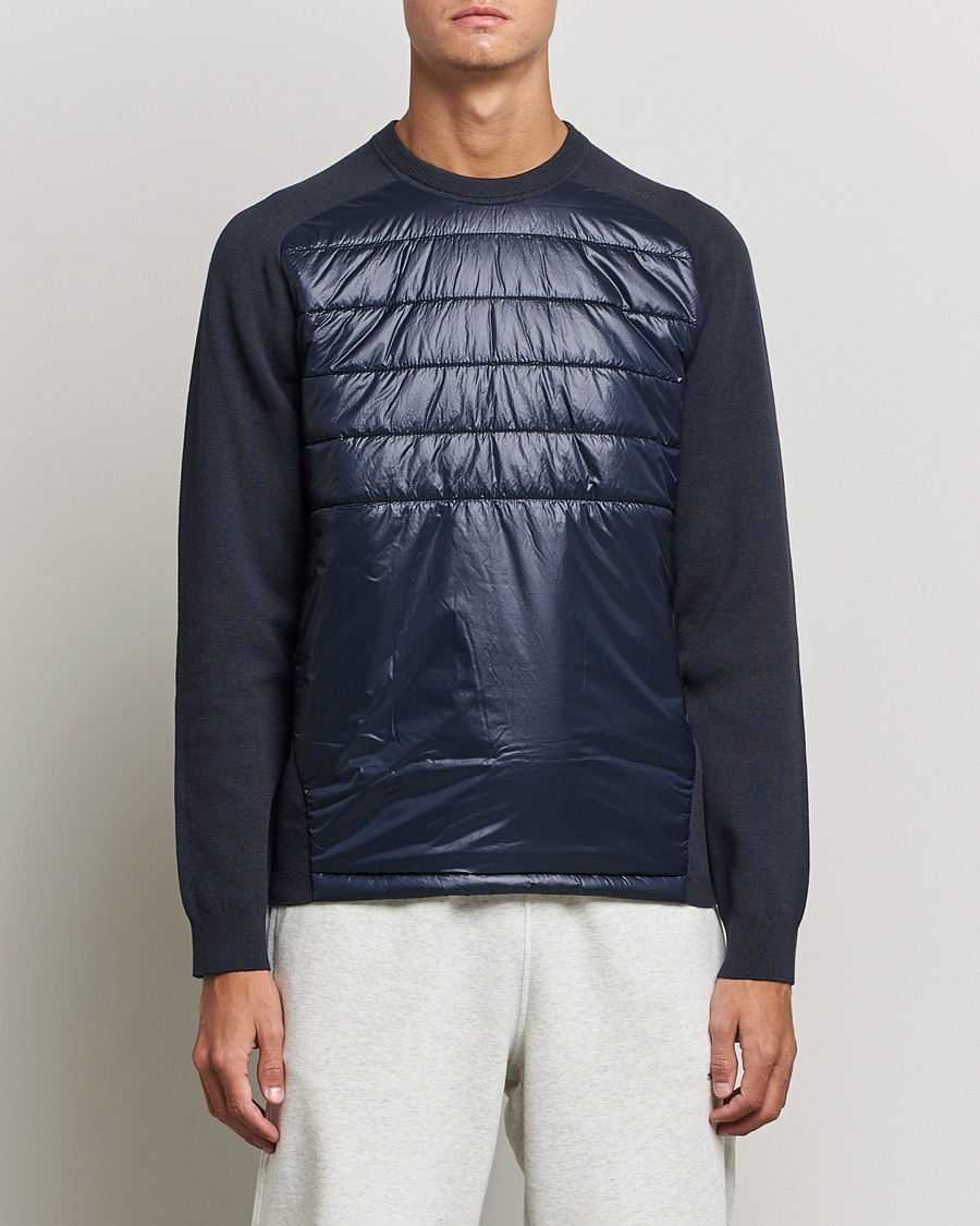 Mies |  | BOSS GREEN | Zarlim Hybrid Sweatshirt Dark Blue