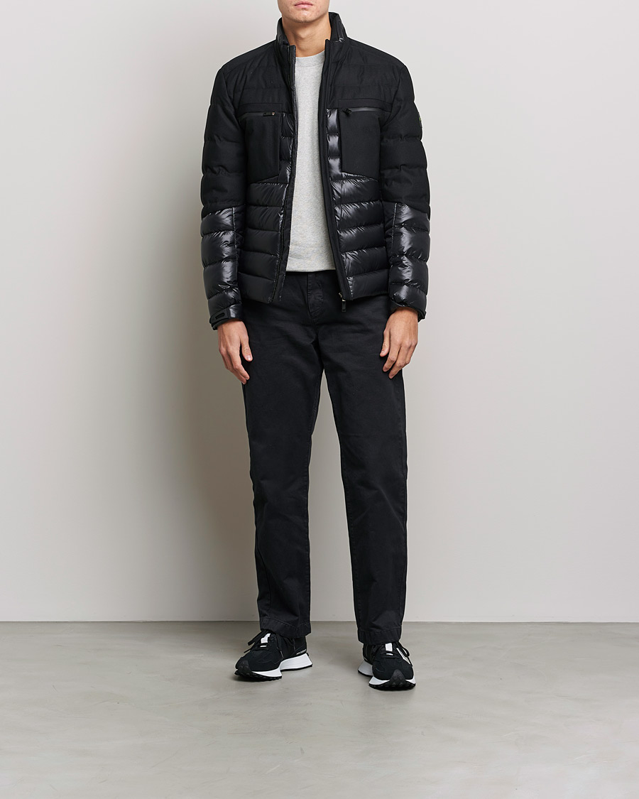 Mies | Takit | BOSS GREEN | Bergen Semi Glossy Down Jacket Black