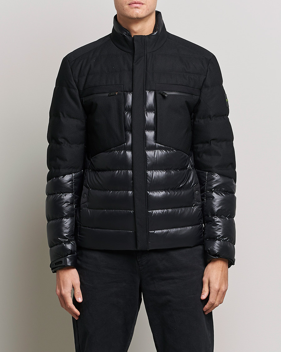 Mies | Takit | BOSS GREEN | Bergen Semi Glossy Down Jacket Black