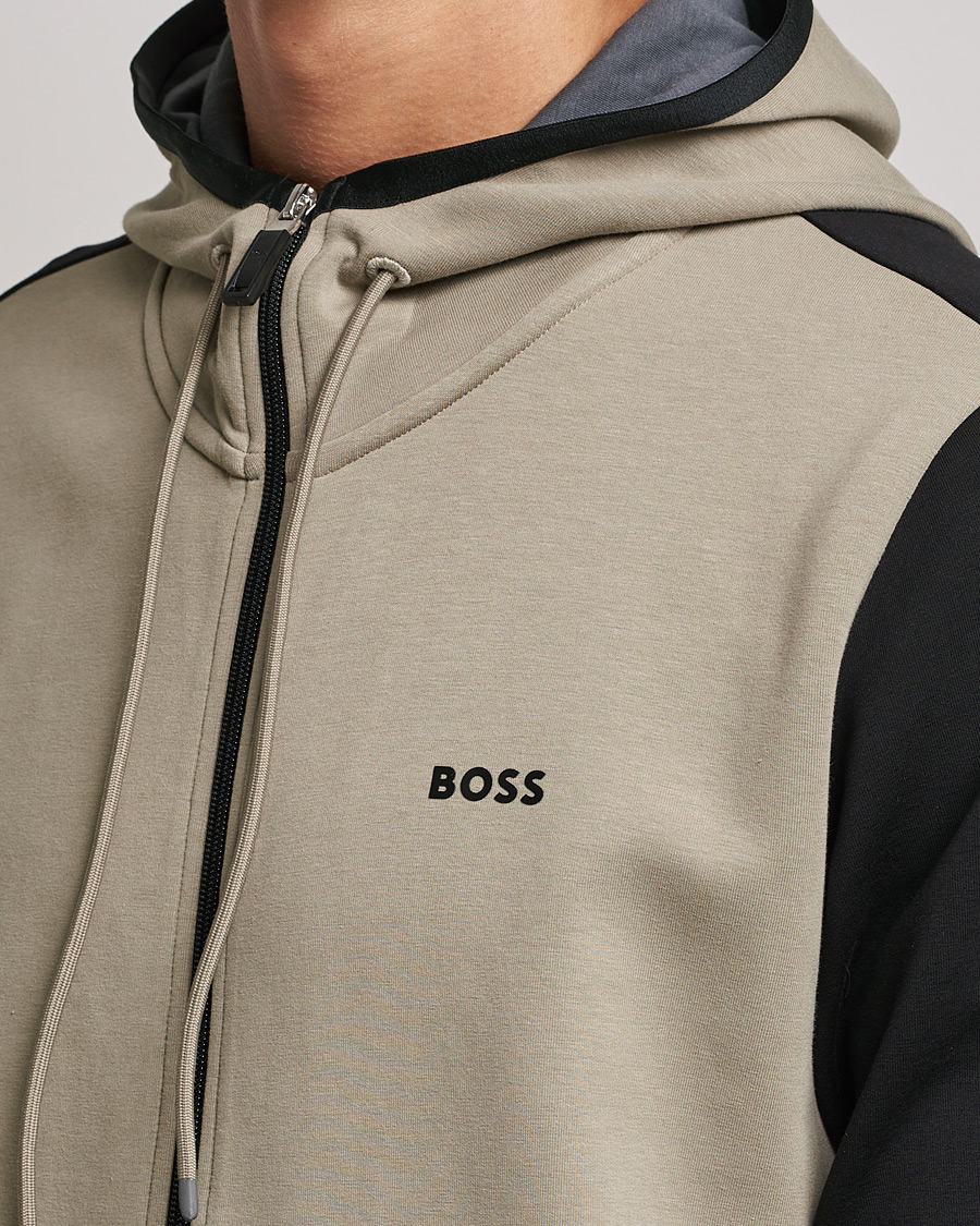 Mies | Puserot | BOSS GREEN | Saggy Full Zip Hoodie Black