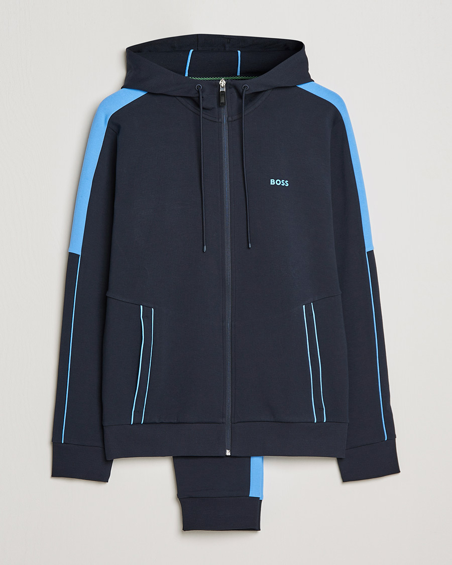 Mies | Housut | BOSS GREEN | BOSS Athleisure Tracksuit Set Dark Blue