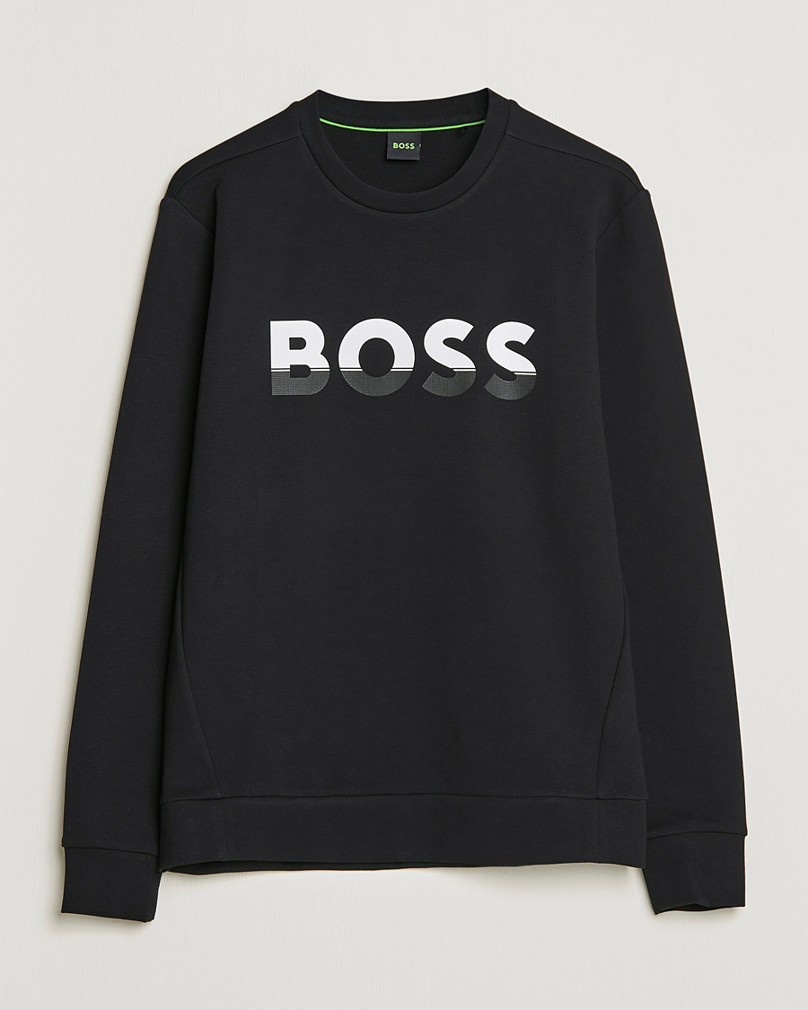 Miehet |  | BOSS Athleisure | Salbo Logo Sweatshirt Black